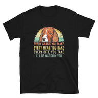 Every Snack Every Meal Cocker Spaniel T-Shirt - Unisex - Cuccico Design