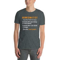 Funny Numismatist Definition T-Shirt - Coin Collector Gift - Cuccico Design