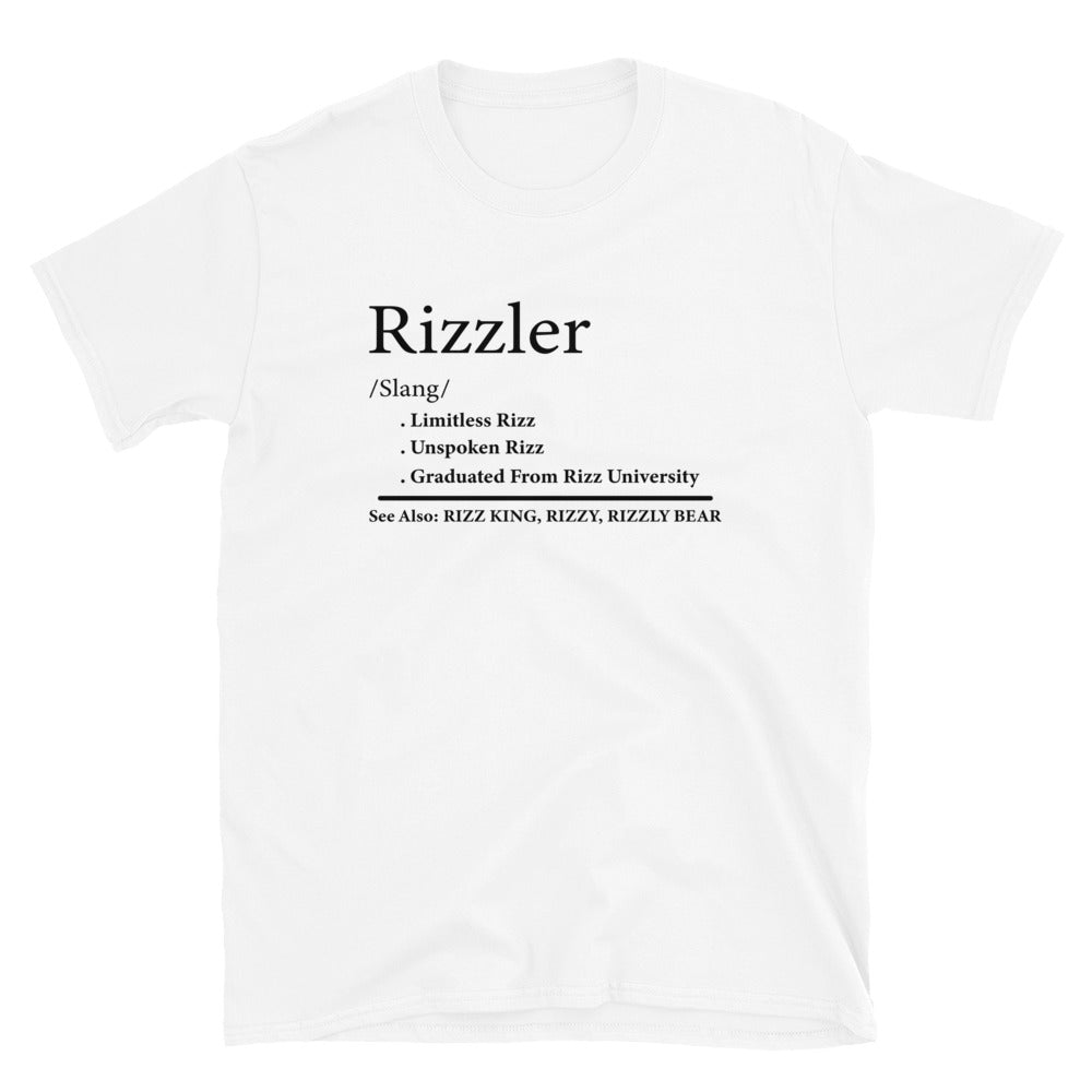 W Rizz The Rizzler T-Shirt - Funny Meme Quote Shirt - Cuccico Design