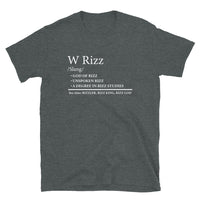 Funny W Rizz Meaning Definition T-Shirt - Cuccico Design
