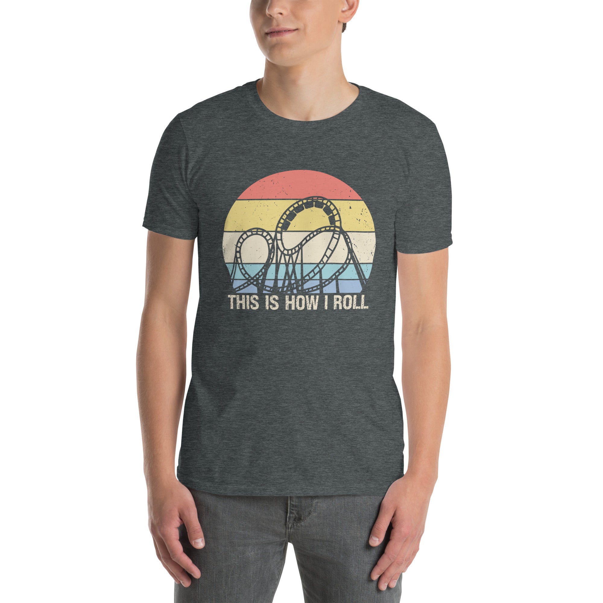 Retro Roller Coaster T-Shirt | Amusement Park Shirt - Cuccico Design