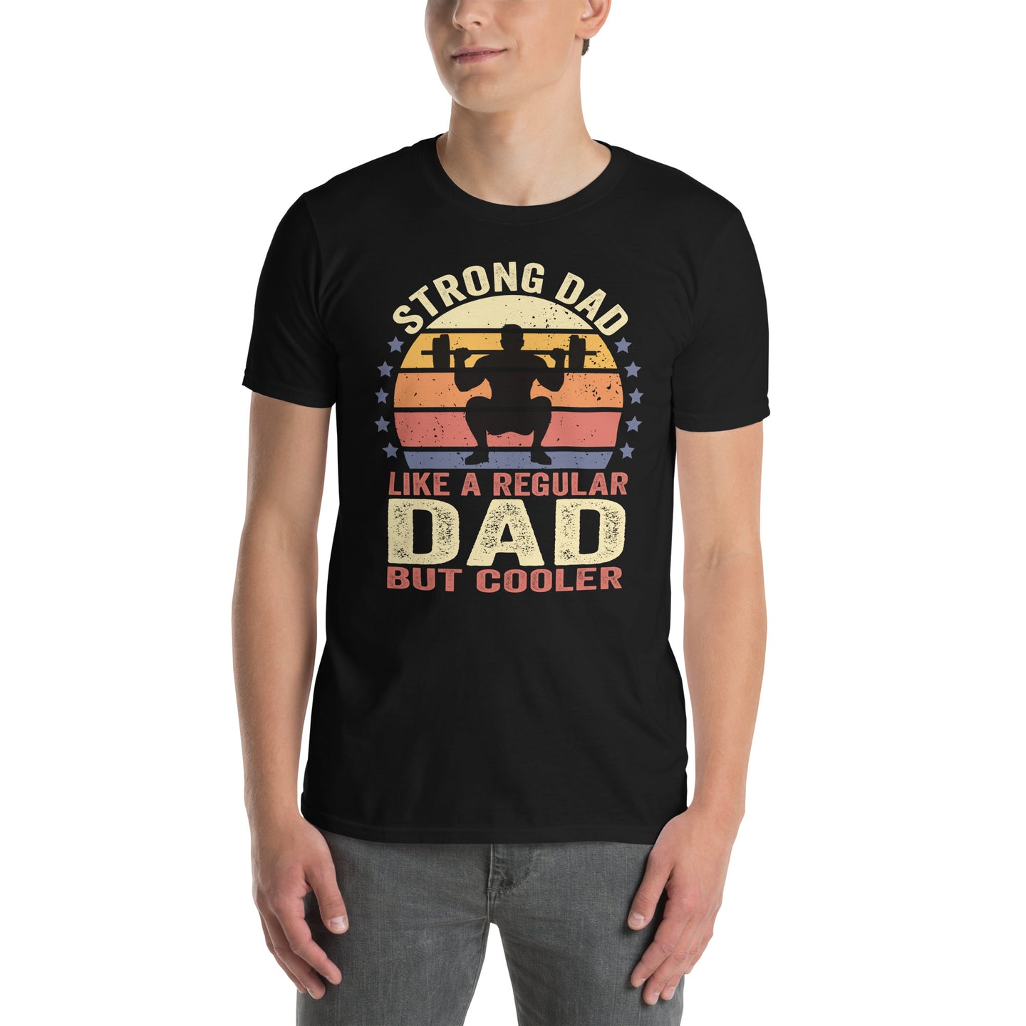 Funny Strong Dad Gym T-Shirt for Dad - Cuccico Design