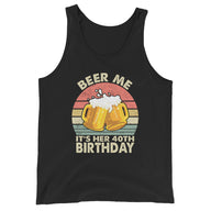 Funny Beer It's My Birthday Tank Top for Men - Cuccico Design