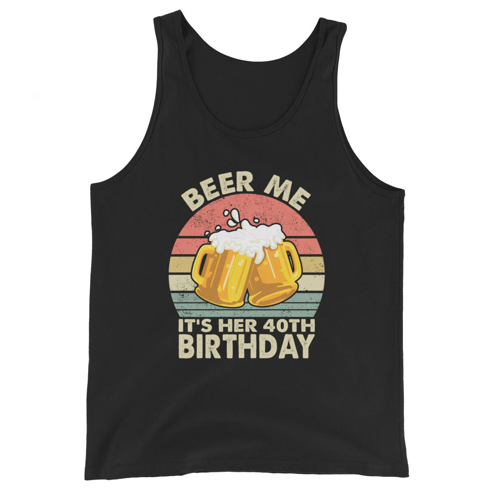 Funny Beer It's My Birthday Tank Top for Men - Cuccico Design