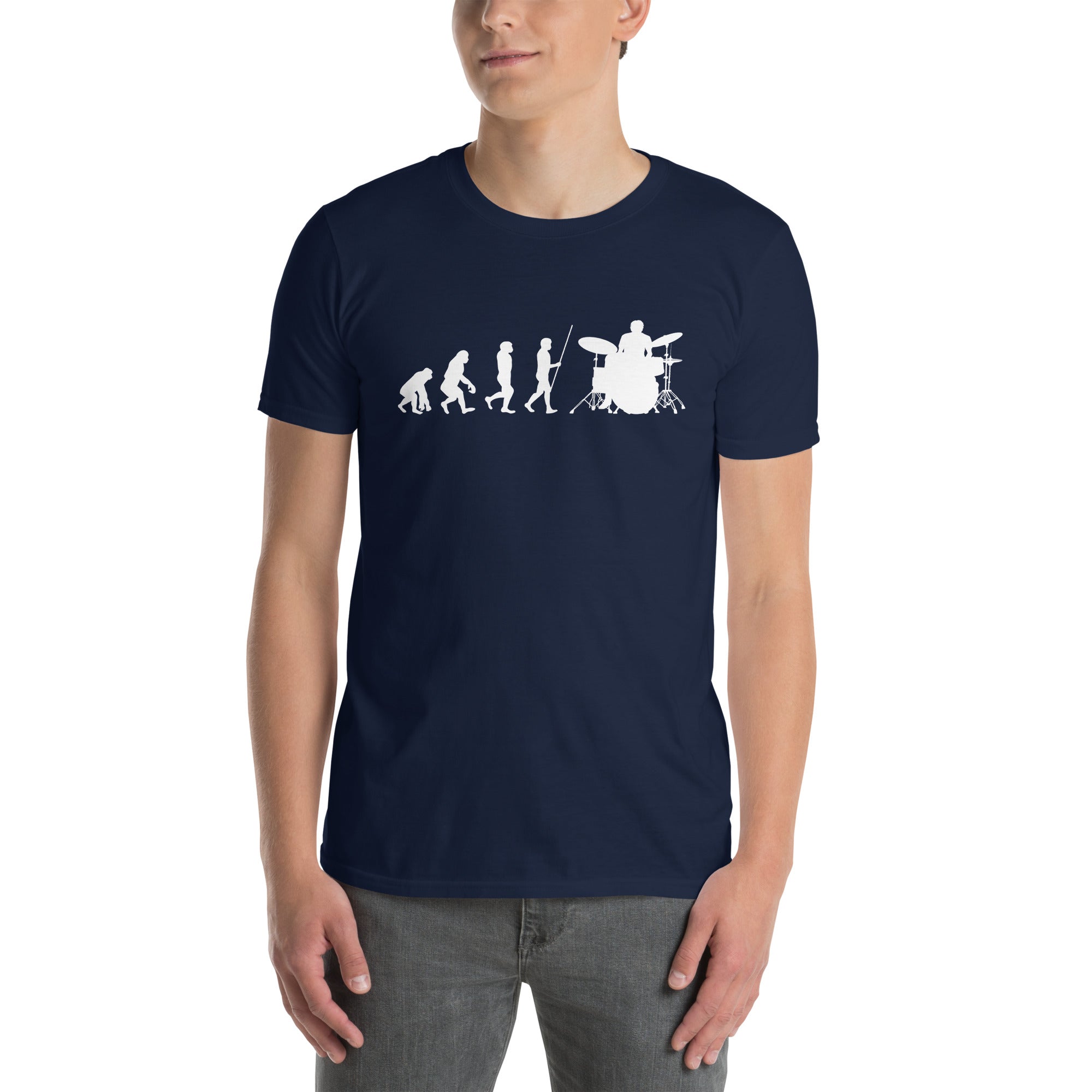 Funny Evolution Drummer Shirt - Gift for Drummers - Cuccico Design