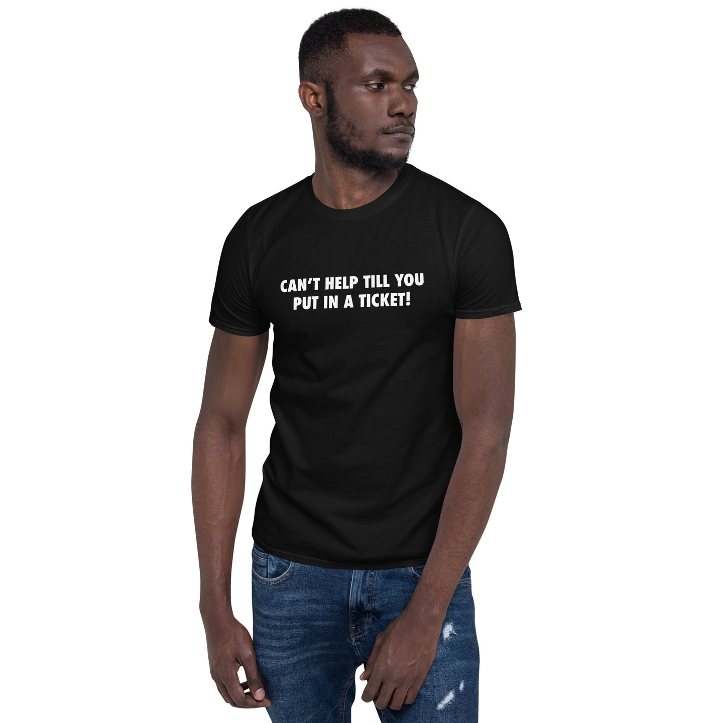 Tech Support Shirt: Put In A Ticket - Funny IT Guy Gift - Cuccico Design