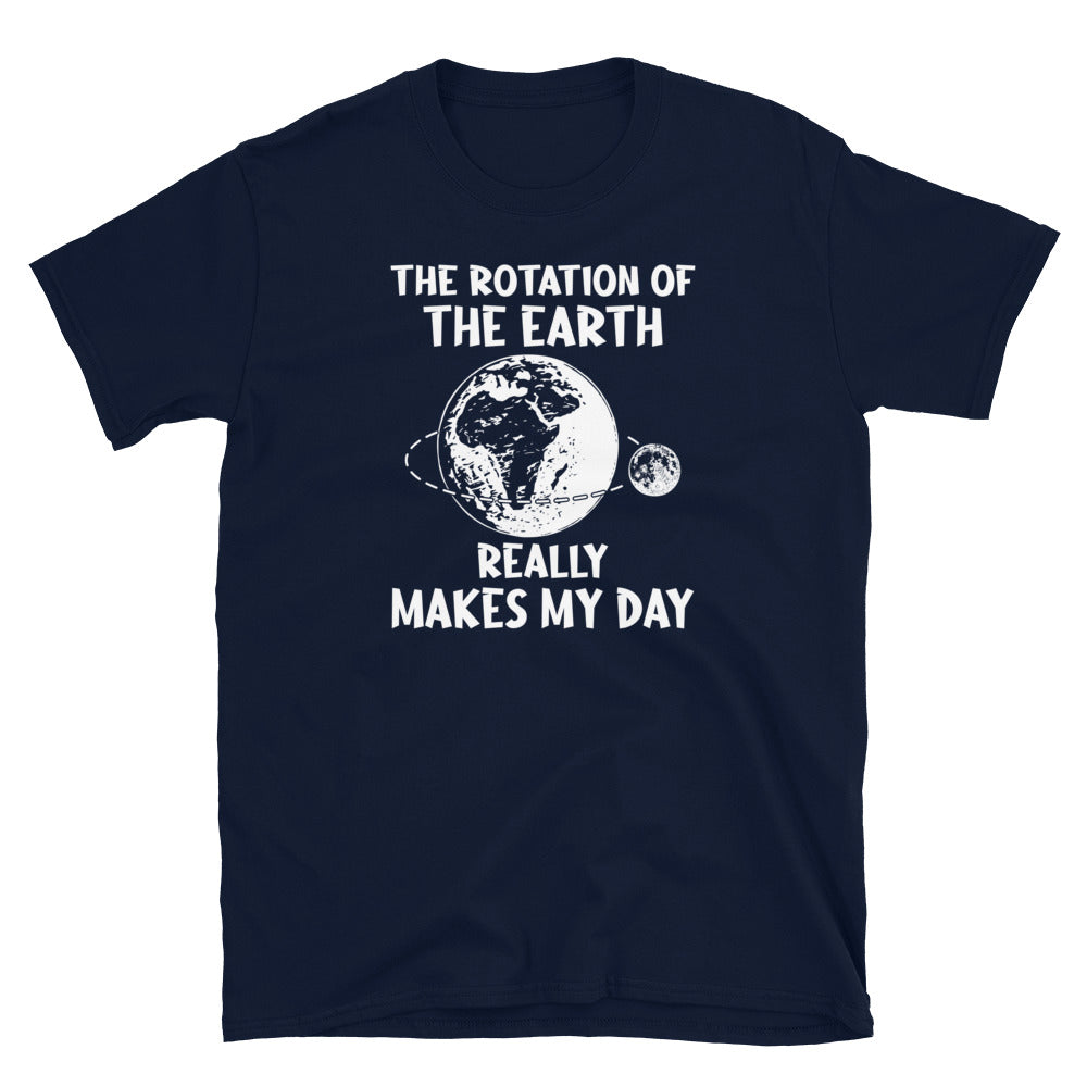 Rotation of the Earth Funny Science T-Shirt - Cuccico Design