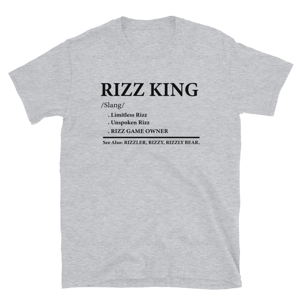W Rizz T-Shirt | The Rizz King Funny Meme Quote Tee - Cuccico Design