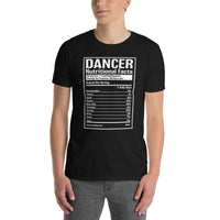 Funny Dancer T-Shirt - Nutrition Facts Gift for Dancers - Cuccico Design
