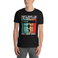 Funny Retro 3D Printing T-Shirt | Gift for 3D Printer - Cuccico Design