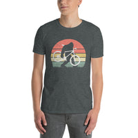 Funny Bigfoot Mountain Bike T-Shirt | Cycling Sasquatch Tee - Cuccico Design