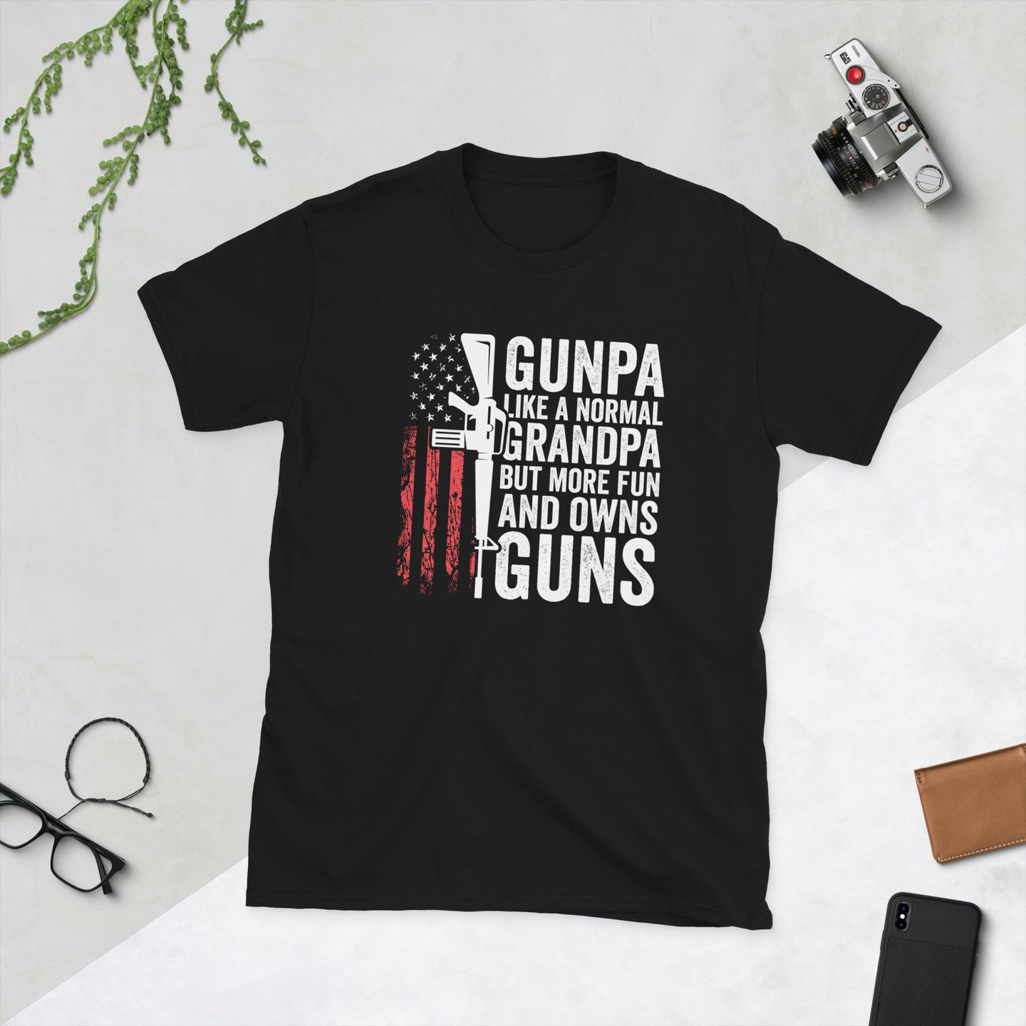 Funny Gunpa Gift T-Shirt | Unique Gift for Grandpa - Cuccico Design