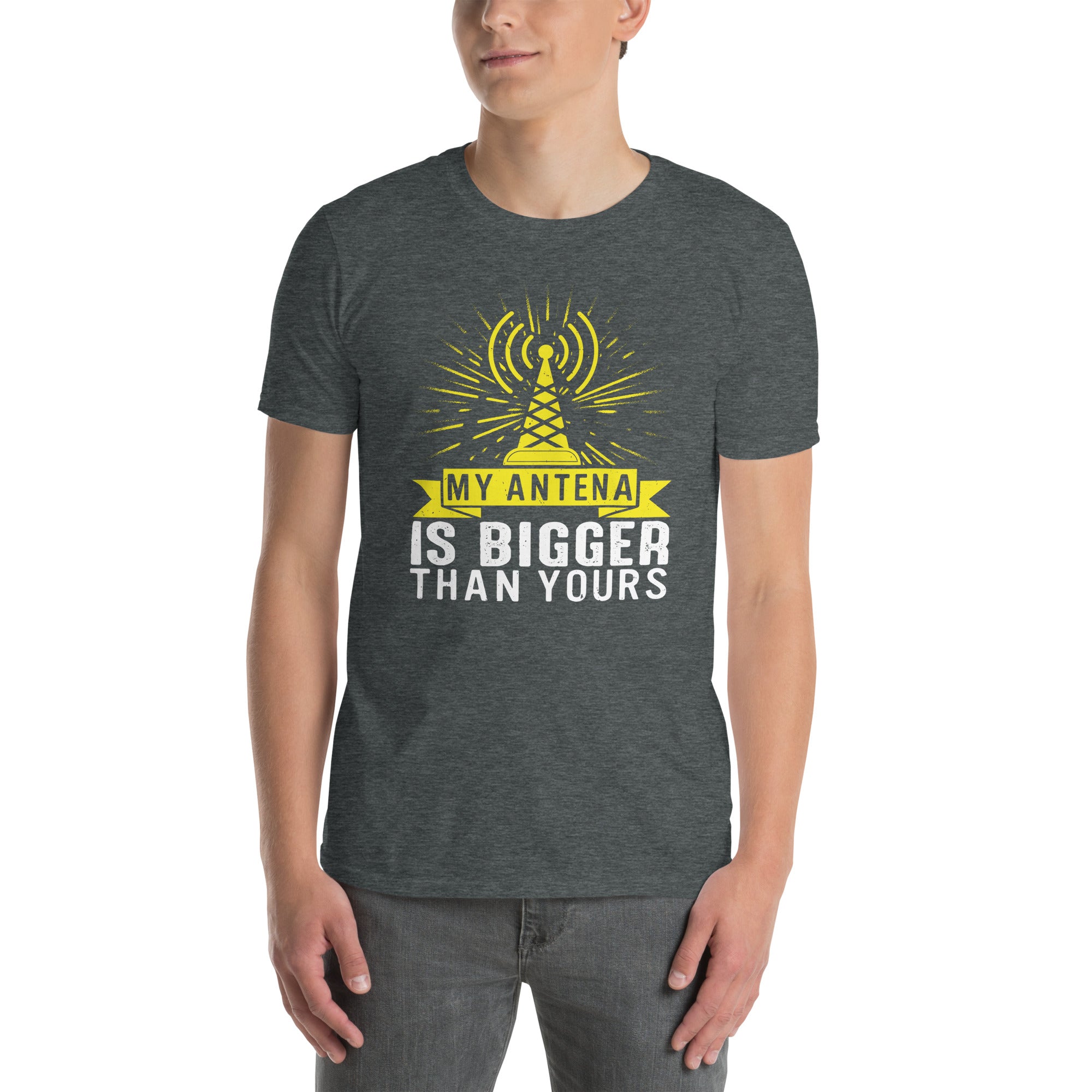 My Antenna Is Bigger Than Yours HAM Radio T-Shirt - Cuccico Design