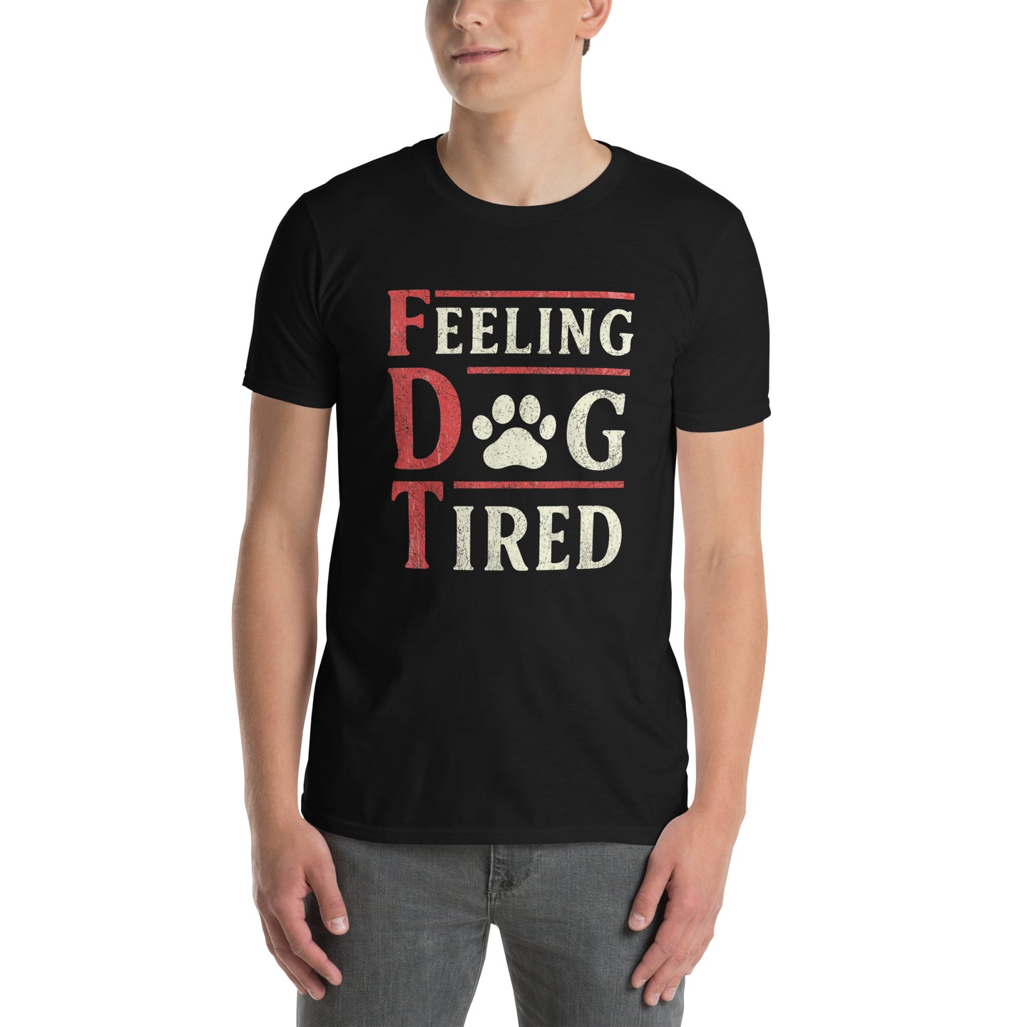 Feeling Dog Tired T-Shirt | Funny Humorous Tee - Cuccico Design