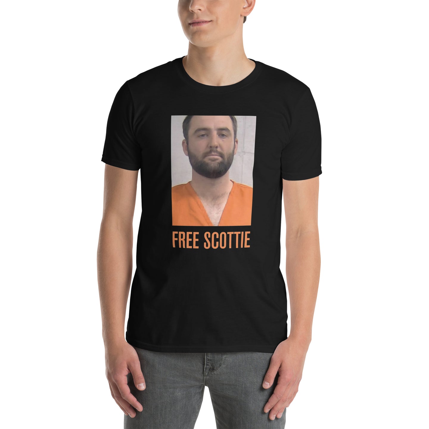 Scottie Scheffler Mugshot Golf T-Shirt | Funny Golf Shirt - Cuccico Design