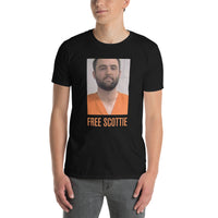 Scottie Scheffler Mugshot Golf T-Shirt | Funny Golf Shirt - Cuccico Design