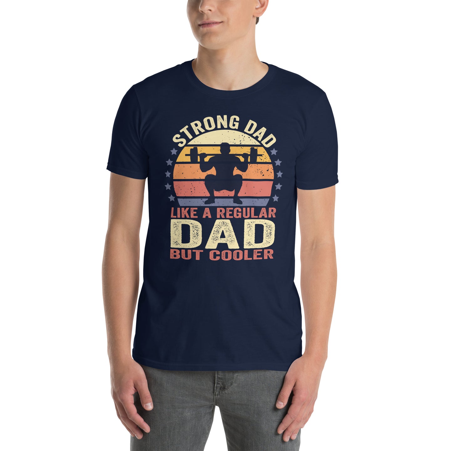 Funny Strong Dad Gym T-Shirt for Dad - Cuccico Design