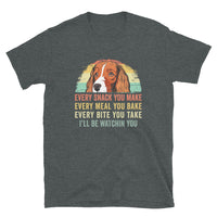 Every Snack Every Meal Cocker Spaniel T-Shirt - Unisex - Cuccico Design