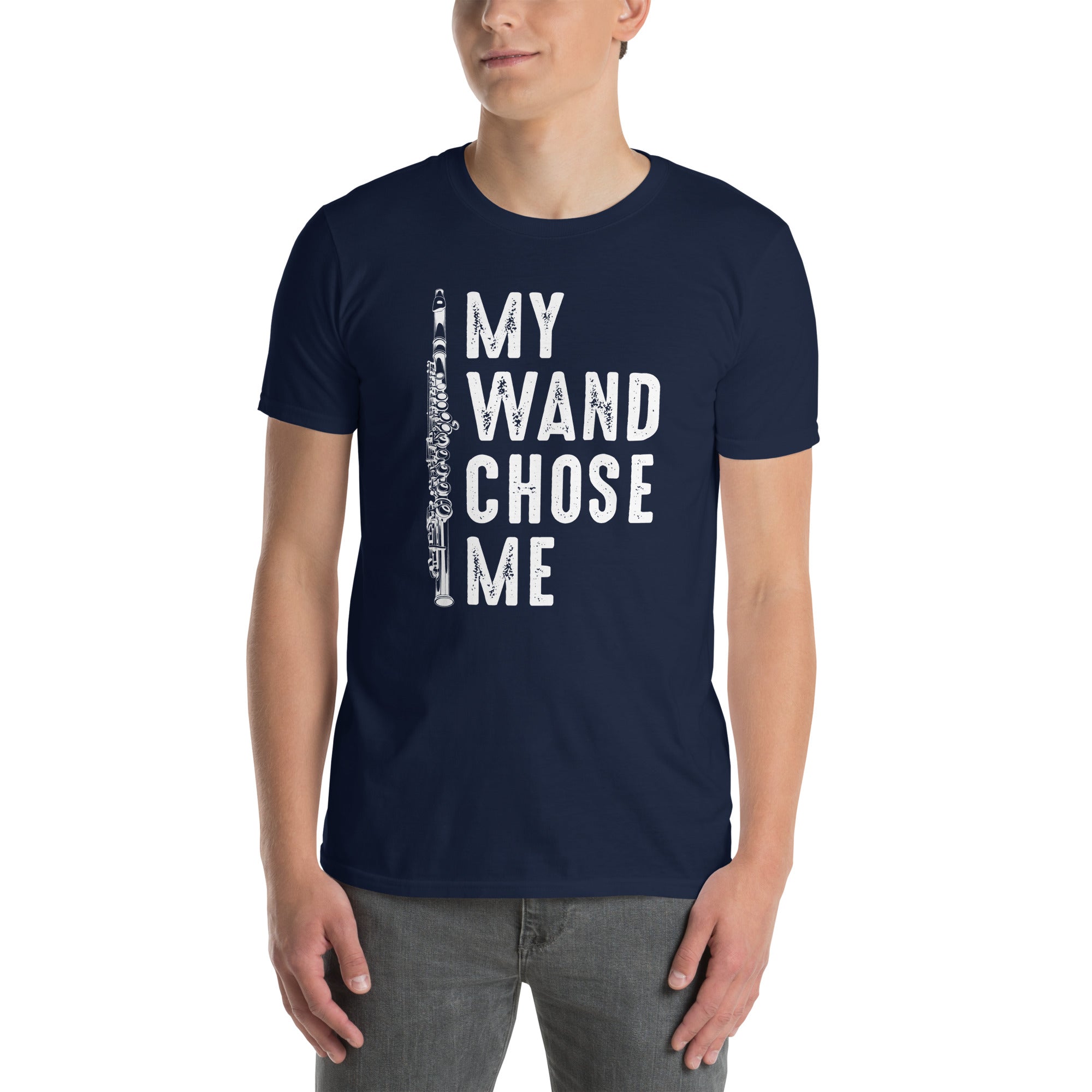 Funny Flute Player T-Shirt - My Wand Chose Me - Cuccico Design