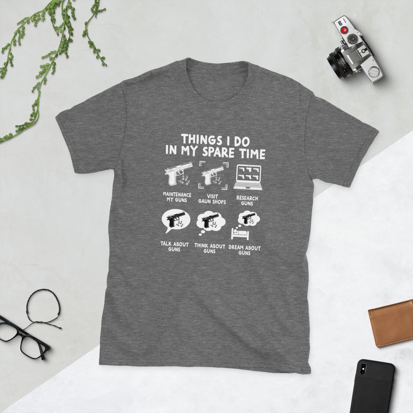 Funny Gun Lover T-Shirt | Things I Do Gun Owner Gift - Cuccico Design