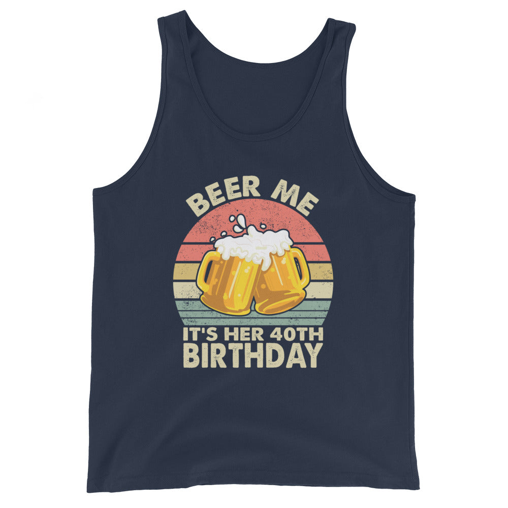 Funny Beer It's My Birthday Tank Top for Men - Cuccico Design