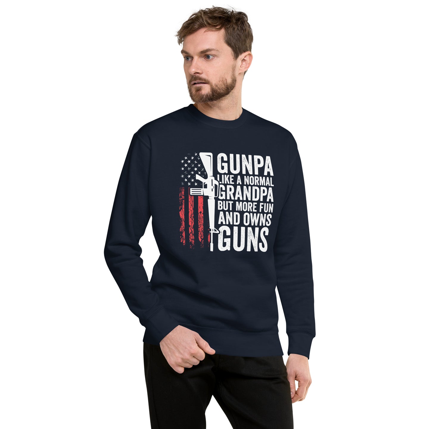 Funny Gunpa Sweatshirt | Gift for Grandpa Gun Owners - Cuccico Design