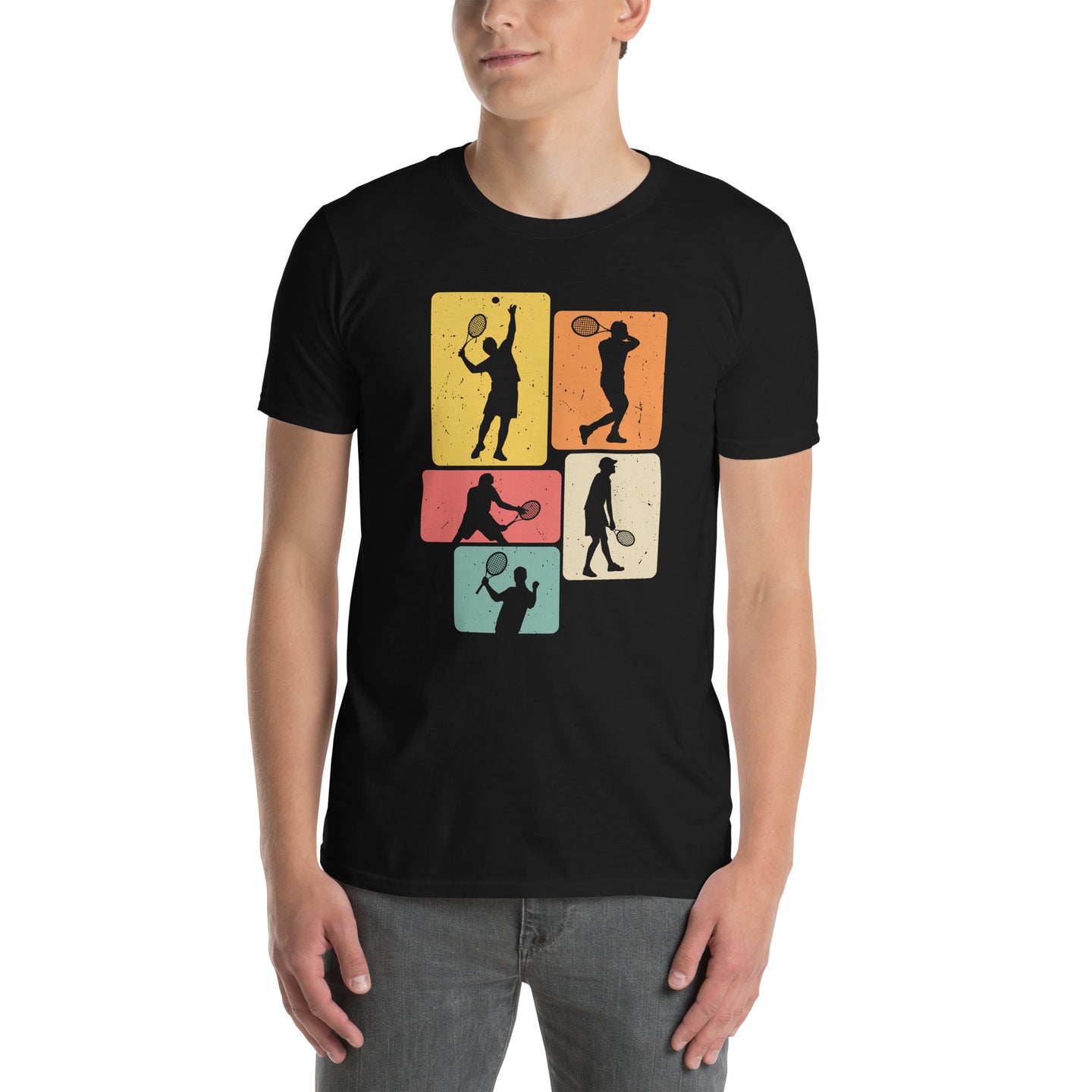 Retro Tennis Player T-Shirt | Funny Tennis Lover Shirt - Cuccico Design