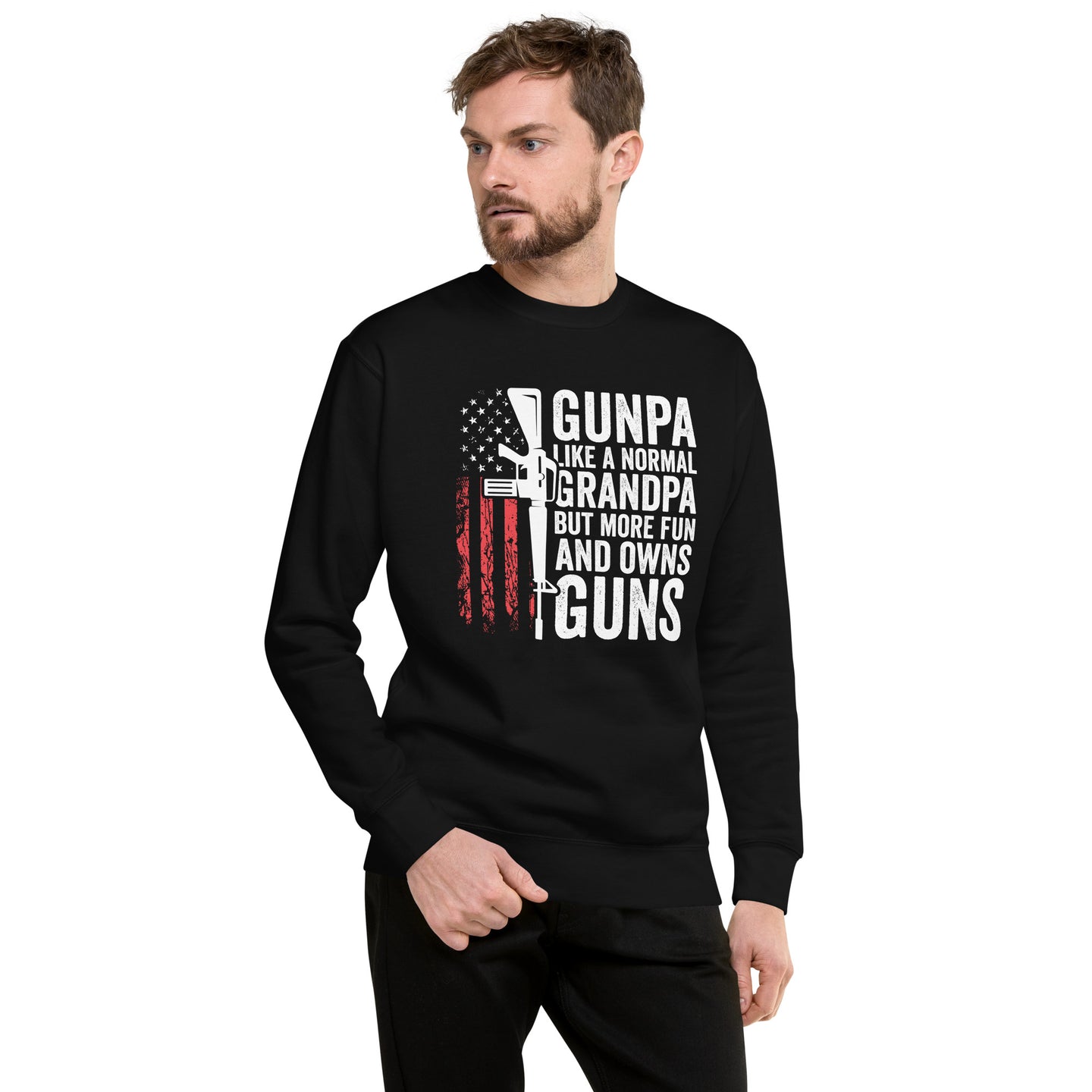 Funny Gunpa Sweatshirt | Gift for Grandpa Gun Owners - Cuccico Design