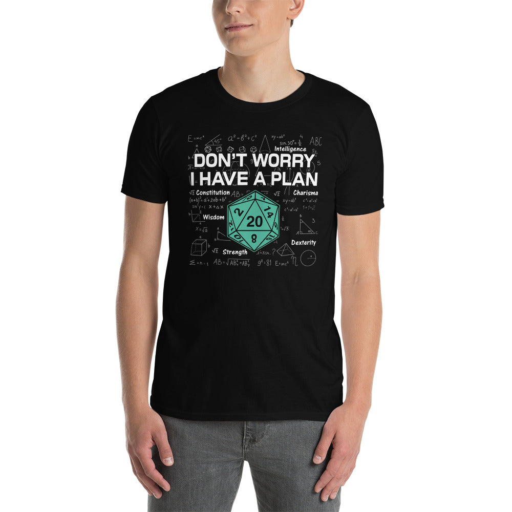 RPG T-Shirt: Don't Worry, I Have a Plan Board Game Tee - Cuccico Design