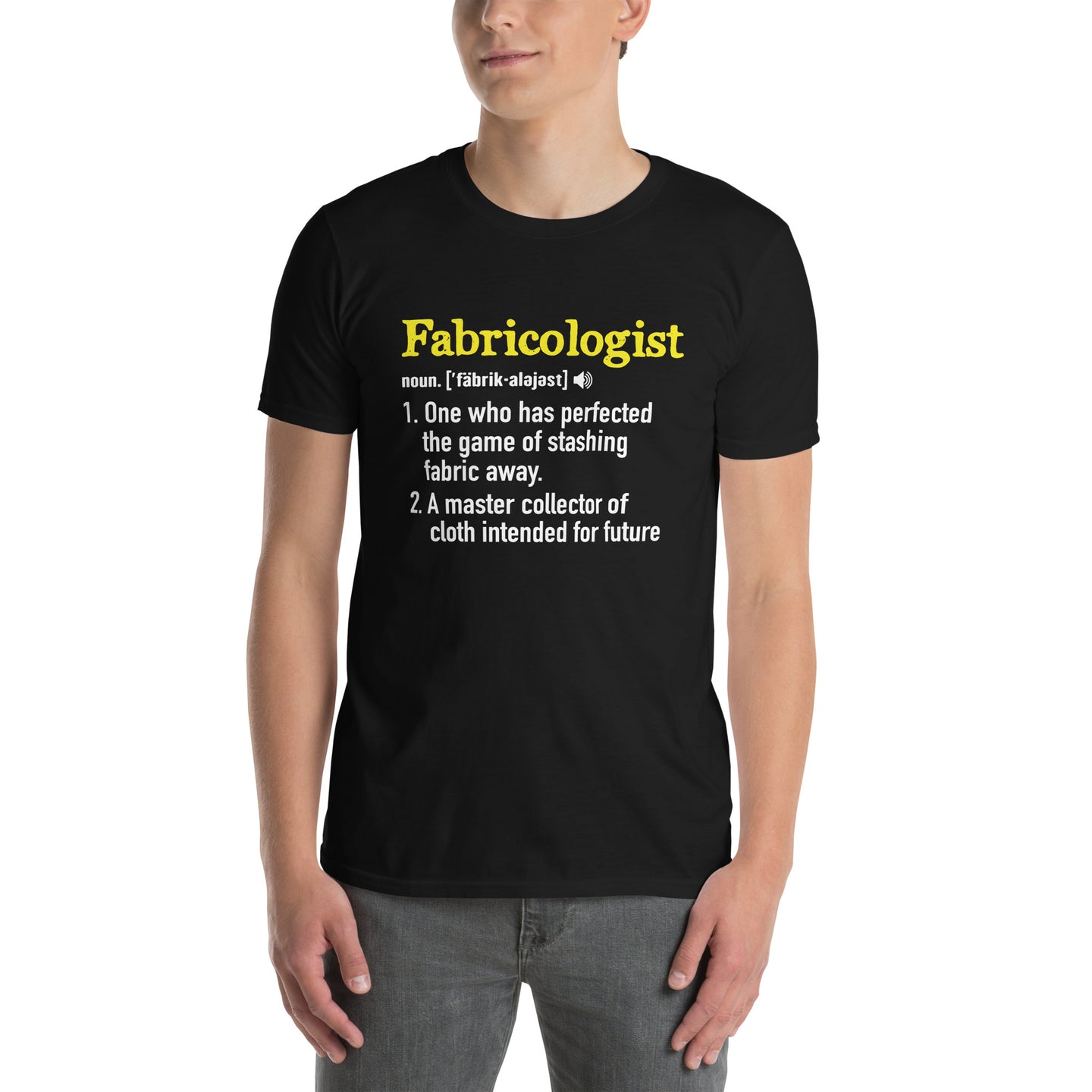 Funny Fabricologist Definition T-Shirt | Sewing Quilting Gift - Cuccico Design