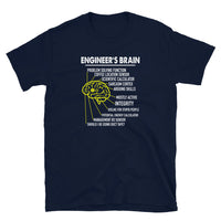 Funny Engineer's Brain T-Shirt | Engineering Gift Idea - Cuccico Design