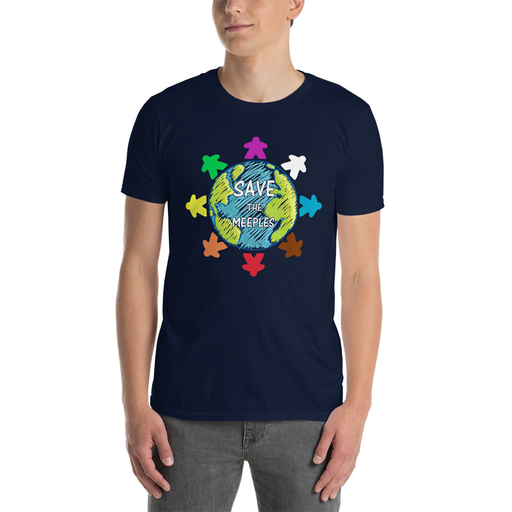 Funny Meeple T-Shirt | Save The Meeples Board Game Shirt - Cuccico Design
