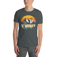Retro Mountains T-Shirt | Hiking Outdoor Nature Tee - Cuccico Design