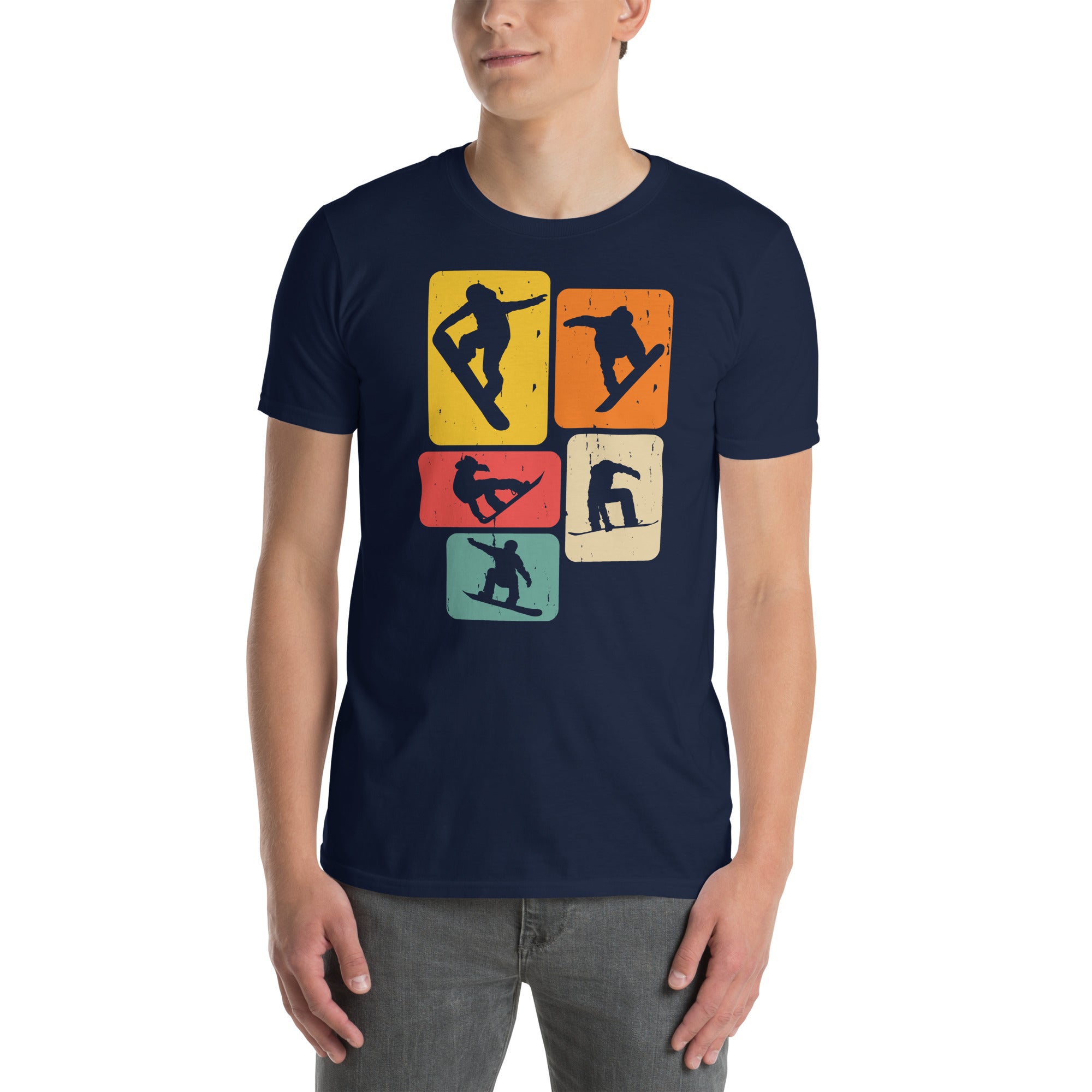 Vintage Snowboard T-Shirt | Retro Snowboarding Unisex Tee - Cuccico Design