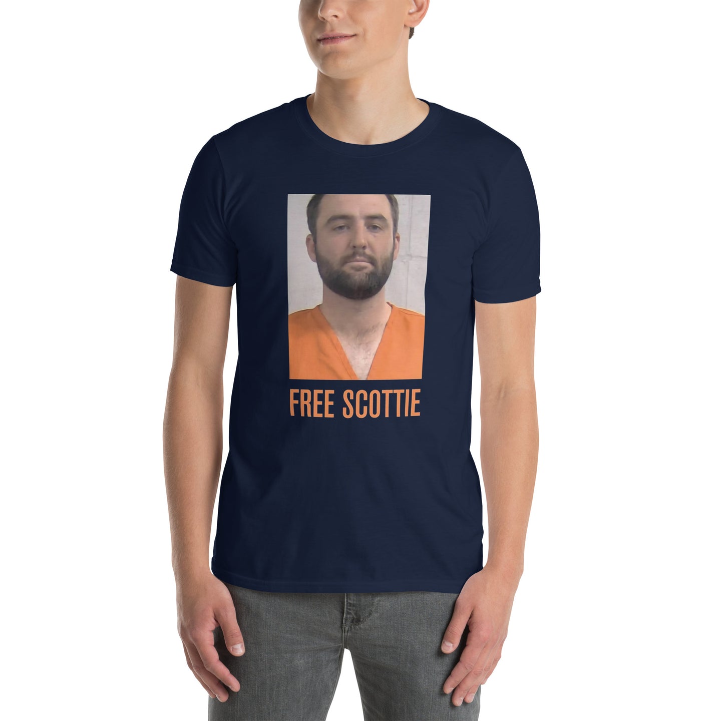 Scottie Scheffler Mugshot Golf T-Shirt | Funny Golf Shirt - Cuccico Design