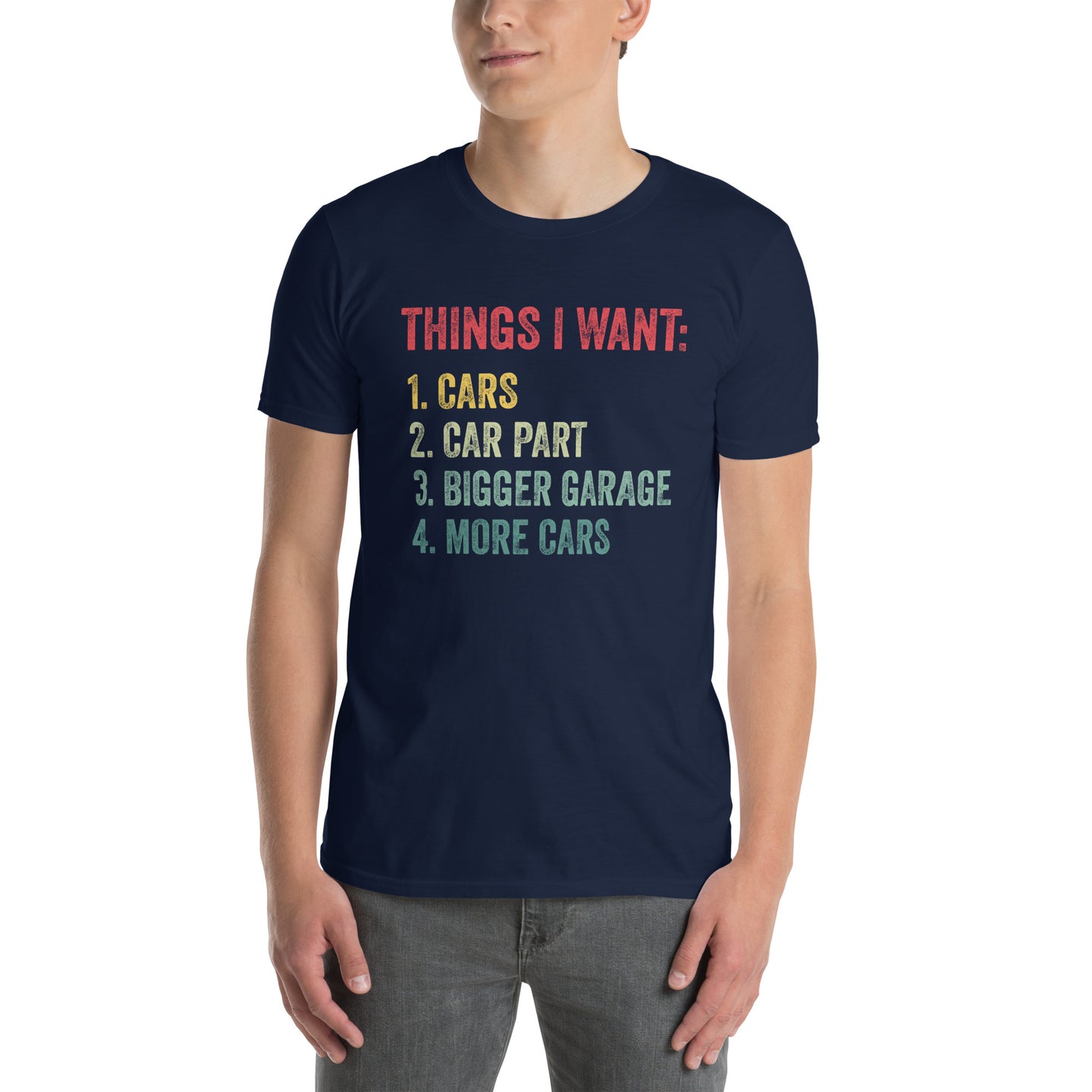 Funny Car T-Shirt | Things I Want In My Life Garage Tee - Cuccico Design