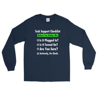 Funny Tech Support Long Sleeve Shirt | Sysadmin Gift - Cuccico Design