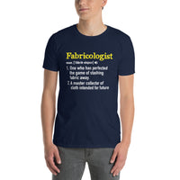 Funny Fabricologist Definition T-Shirt | Sewing Quilting Gift - Cuccico Design