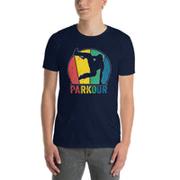 Retro Parkour Freerunning Traceur Short-Sleeve T-Shirt - Cuccico Design