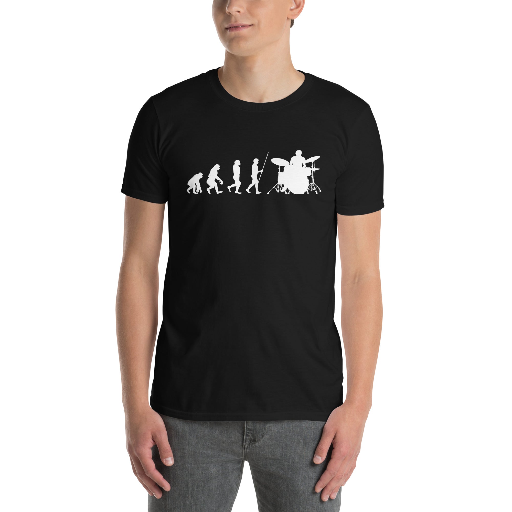 Funny Evolution Drummer Shirt - Gift for Drummers - Cuccico Design