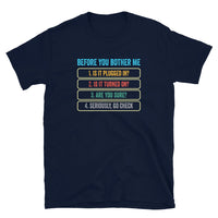 Funny Tech Support T-Shirt - Before You Bother Me - Cuccico Design