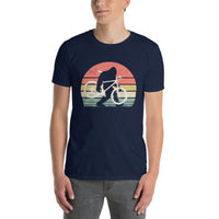 Funny Bigfoot Mountain Bike T-Shirt | Cycling Sasquatch Tee - Cuccico Design