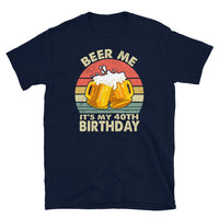 Funny Beer 40th Birthday T-Shirt - Unisex Gift Idea - Cuccico Design