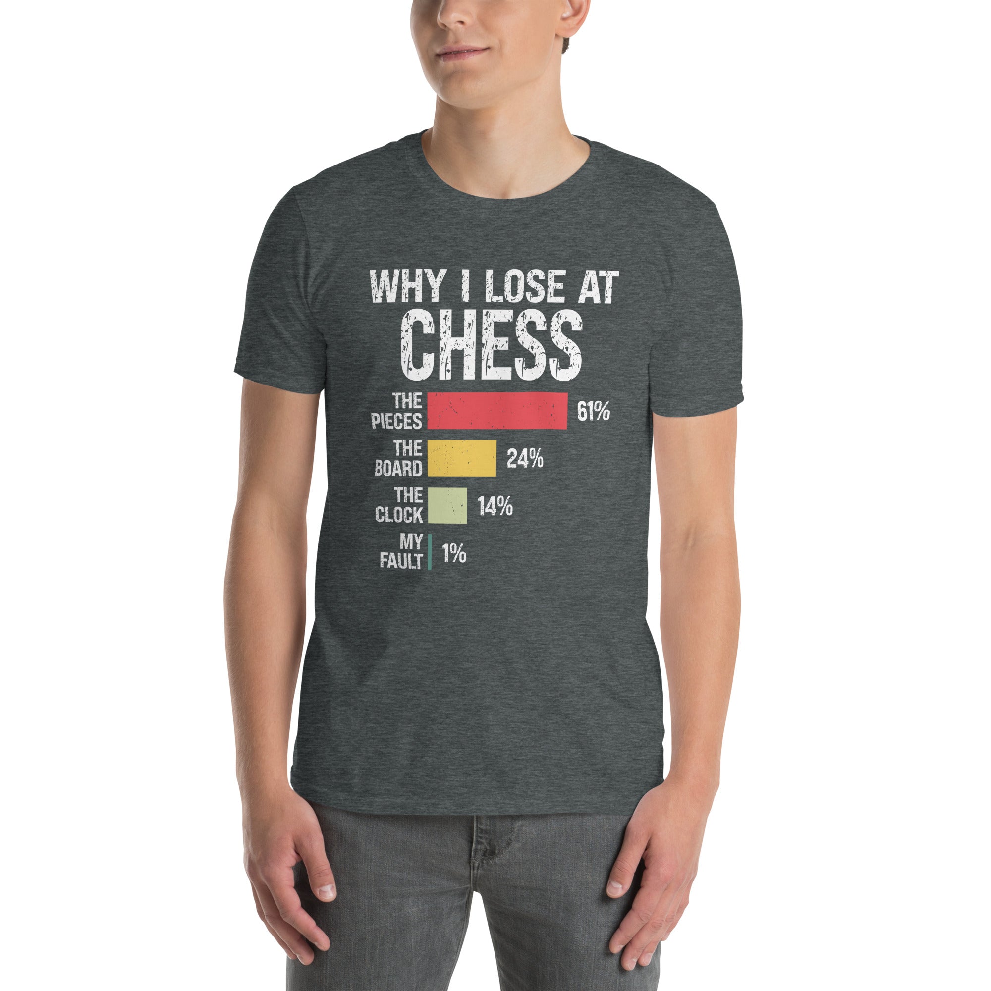 Funny Chess T-Shirt - Why I Lose At Chess Gift - Cuccico Design