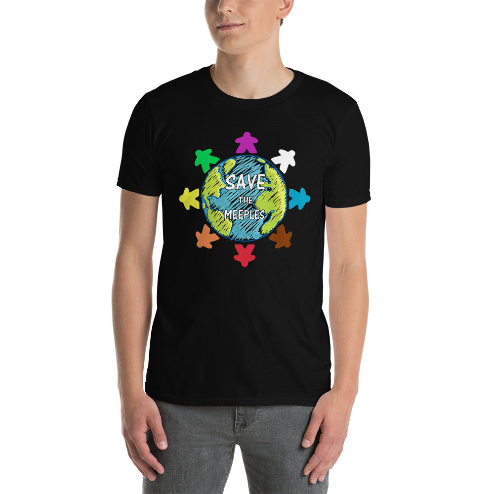 Funny Meeple T-Shirt | Save The Meeples Board Game Shirt - Cuccico Design