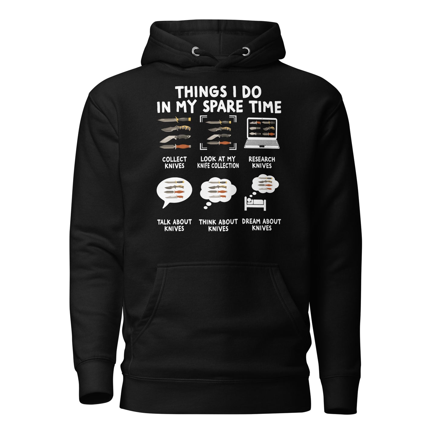 Knife Collecting Hobby Hoodie | Collector Gift Apparel - Cuccico Design