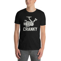 Funny Fishing Shirt - Cranky Fish Crankbait T-Shirt - Cuccico Design