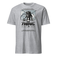 Sport grey 80s horror movie shirt featuring retro The Thing Japanese poster by Cuccico