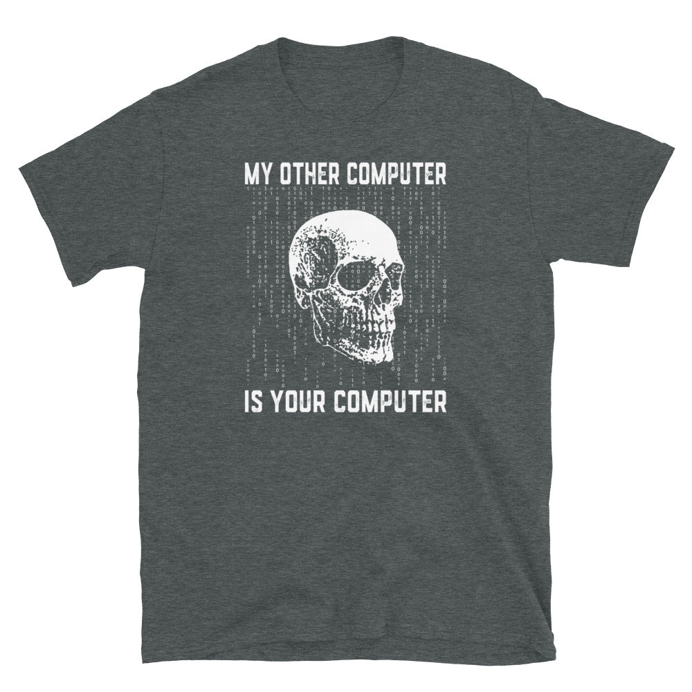 Funny Hacker T-Shirt - My Other Computer Is Your Computer Tee - Cuccico Design