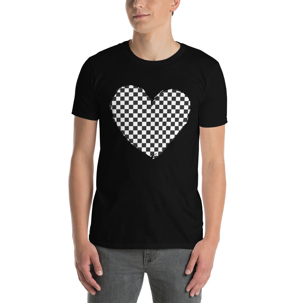 Funny Black White Checkered Shirt | Chess Game Gift - Cuccico Design